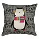 Подушка интерьерная из мешковины Happy New Year 45x45 см 45PHB_17NG024_SE