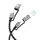 Кабель HOCO All-in-one charging data cable USB/C to C/LED light U138 |1.2m, PD60W, 3A|