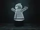 Сменная пластина для 3D Светильников "Снеговик " 3DTOYSLAMP
