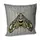Подушка диванная с бархата Бабочка 45x45 см (45BP_FLORA003)