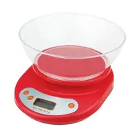 Кухонные электронные весы до 5кг KE-1 (КЕ-2, КЕ-5) красные