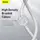 Кабель BASEUS Type-C to Type-C High Density Braided Fast Charging Data Cable |1M, 5A, 100W| (CATGD-02)