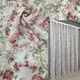 Тюль батист с цветочным принтом, коллекция "Flora". Цвет белый с разноцветным принтом. Код 415т