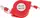Кабель TOTO TKX-67 Flat USB cable Lightning 1m Red