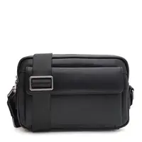 Чоловіча шкіряна сумка Ricco Grande K12030-3bl-black