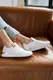 Женские кроссовки кожаные весна/осень белые Emirro 212 Casual White 41