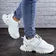 Сникеры женские Fashion Basey 2111 41 размер 25 см Белый