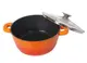 Кастрюля Bohman BH-7328-MRB-OR 28 см 5.8 л оранжевая