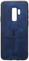 Чехол-накладка TOTO Deer Shell With Leather Effect Case Samsung Galaxy S9+ Dark Blue