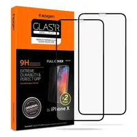 Захисне скло Spigen для iPhone 11 Pro Full Cover, 2 шт., Black (057GL23120)