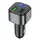 Адаптер автомобильный HOCO Fighter BT FM transmitter E67 |BT5.0, 2USB, U Disk, 3A, QC|