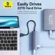 HUB адаптер Baseus UltraJoy Series 4-Port  HUB Lite |USB-A to USB3.0*4, 5Gbps,15cm|
