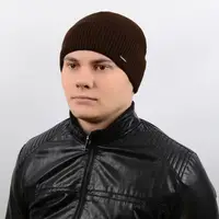 Шапка 12087 коричневый