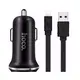 Автомобильное зарядное устройство в прикуриватель Hoco Z1+кабель Lightning 100см 2USB 2.1A