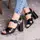 Женские босоножки Fashion Toby 3046 40 размер 25 см Черный
