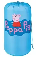 Летний детский спальный мешок 170х70 Peppa Pig голубой