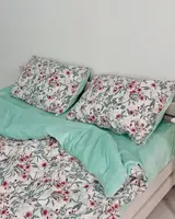 Постільна білизна євро Dushka Home Сатин Плюш 21241 200х220 см