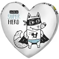 Подушка сердце 3D You`re my super hero 40х40х7,5 см (3DPS_18L001)