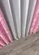 Комплект (2шт. 1х2,7м.) жаккардовых штор. Цвет розовый. Код 1731ш 31-801