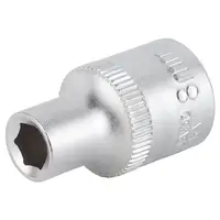 Насадка шестигранная короткая 1/2" 8мм CrV mid SIGMA (6071081)
