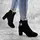 Ботильоны женские Fashion Jeniveve 2293 40 размер 25,5 см Черный