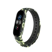 Ремешок силиконовый XoKo для Xiaomi Mi Smart Band 5 Green XK-SL5-KGRN зеленый