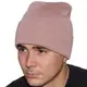 Шапка L19001 темная пудра
