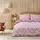 Постельное белье Lotus Home Perfect Ranforce - Love you лиловый семейный