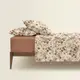Семейное постельное белье с простыней на резинке FLORAL MOOD