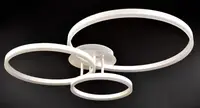 Люстра світлодіодна стельова LED світильник для квартири на стелю лед з пультом 25832 Білий 14х70х80 см.