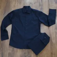 Мужские однотонные рубашки,Турция 3XL/52 Чорна