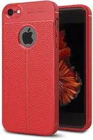 Чехол-накладка Ipaky TPU Litchi Stria Series Case Apple iPhone SE/5s/5 Red