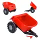 Прицеп к педальным тракторам Pilsan до 35 кг. Red (90529)