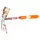 Мотика комбінована плоска + 3-х зубая (orange) (TPR) FLORA (5043054)