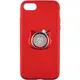 Чехол-накладка SHENGO Soft-touch holder TPU Case iPhone 7 Red