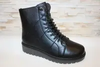Ботинки женские зимние черные натуральная кожа С431 38