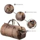 Сумка дорожная Grande Pelle 11045 Коричневая