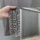 Готовая тюль (5х2,5м.) "Грек-сетка" с вышивкой. Цвет графитовый с серым. Код 1483т 42-0186
