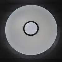 Сучасний круглий світильник стельовий LED для кімнати кухні ванної 25714 Білий 5х56х56 см.