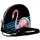 Сумка маленькая Coquette Фламинго на черном фоне 18x14x7 см (COQ_TRO006_BL)