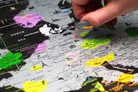 Скретч-карта "My Map Europe edition ENG", англійська