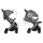 Прогулочная коляска Kidwell Mavero Silver/Black