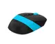 Мышь компьютерная безпроводная A4Tech Fstyler FG10S Black/Blue голубая
