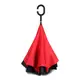 Зонт наоборот Up Brella однотонный Красный PR2