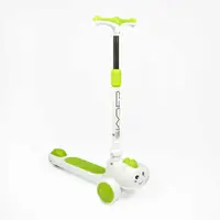 Самокат трехколесный Skyper R-08-15 колеса PU со светом и музыкой. Green and White (189276)