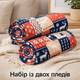 Плед флисовый Love You Нордическая мозаика 9114set2 150х200 см 2 шт