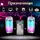 Портативная колонка 8 Вт с подсветкой и USB Белый PULSE5W