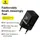 Адаптер сетевой Baseus GaN5 Fast Charger (mini) |1Type-C, 20W/3A, PD/QC| (With C to C 100W 1m cable)