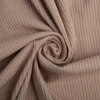 Ткань трикотаж вискоза Полосочка 1244 арахис 300 гр/м2