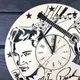 Концептуальные настенные часы в интерьер «Элвис Пресли»